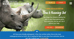 Desktop Screenshot of endextinction.org